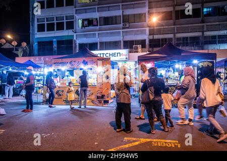 Gaya street night market Kota Kinabalu Sabah Borneo Malaysia Stock ...