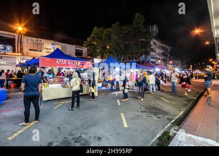 Gaya street night market Kota Kinabalu Sabah Borneo Malaysia Stock Photo