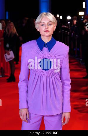Emma Corrin arriving at the 24th British Independent Film Awards