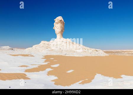 Mushrooms rock formations in the White Desert Stock Photo