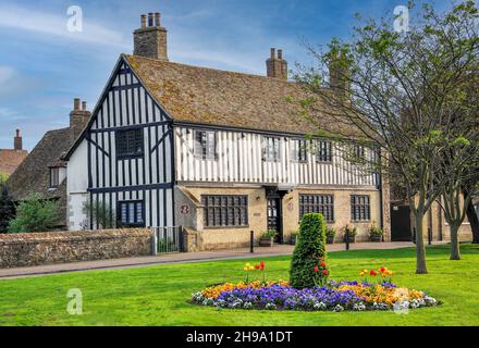 Oliver Cromwell's House Museum, St. Mary's Green, Ely, Cambridgeshire, England, United Kingdom Stock Photo