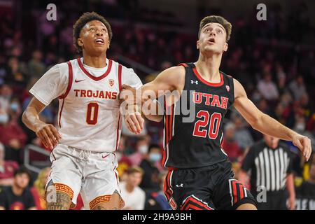 Utah guard Lazar Stefanovic (20) brings the ball cup court during the ...