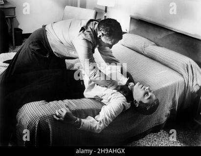 James Whitmore, Al Freeman, Jr., on-set of the Film, 'Black Like Me', Continental Distributing, 1964 Stock Photo