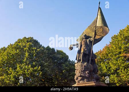 Monument to Pedro Álvares Cabral in Lisbon, copy of a Brazilian monument by Rodolpho Bernardelli, Portugal Stock Photo