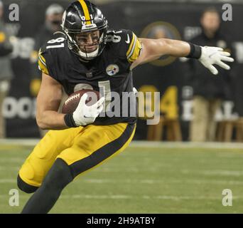 Pittsburgh Steelers tight end Zach Gentry (81) walks on the sideline during  the first half of a preseason NFL football game against the Jacksonville  Jaguars, Saturday, Aug. 20, 2022, in Jacksonville, Fla. (