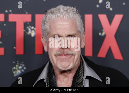 New York, United States. 05th Dec, 2021. Ron Perlman arrives on the red carpet at the world premiere of Netflix's 'Don't Look Up' on Sunday, December 05, 2021 in New York City. Photo by John Angelillo/UPI Credit: UPI/Alamy Live News Stock Photo