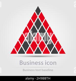 Originally designed color abstract vector business icon for creative design tasks Stock Vector