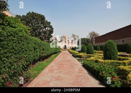 Tomb of Dai Anga in Lahore, Punjab province, Pakistan Stock Photo