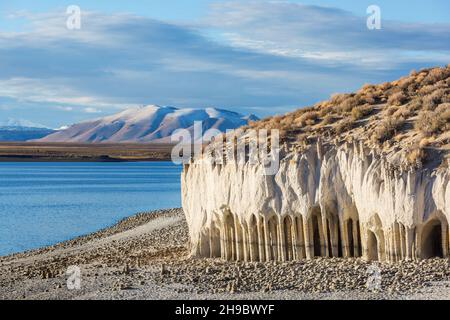 Unusual natural landscapes- The Crowley Lake Columns in California, USA. Stock Photo