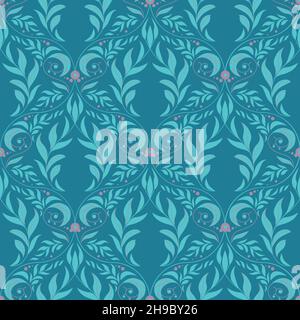Vector floral seamless pattern Stock Vector