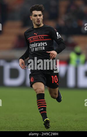 Milan, Italy. 04th Dec, 2021. Brahim Diaz (AC Milan) in action during AC Milan vs US Salernitana, italian soccer Serie A match in Milan, Italy, December 04 2021 Credit: Independent Photo Agency/Alamy Live News Stock Photo