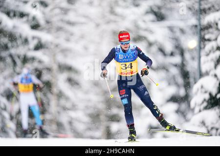 Lillehammer, Norway. 04th Dec, 2021. Lillehammer 20211204.Germany's Katharina Henni, 15km freestyle for women during the World Cup in cross-country skiing at Birkebeineren ski stadium. Photo: Fredrik Varfjell/NTB Credit: NTB Scanpix/Alamy Live News Stock Photo