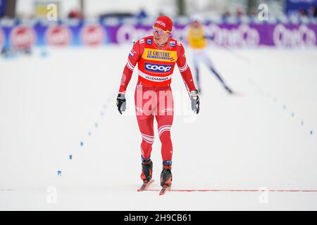 Lillehammer, Norway. 04th Dec, 2021. Lillehammer 20211204.Russia's Alexander Bolshuno, 15km freestyle for men during the World Cup in cross-country skiing at Birkebeineren ski stadium. Photo: Fredrik Varfjell/NTB Credit: NTB Scanpix/Alamy Live News Stock Photo