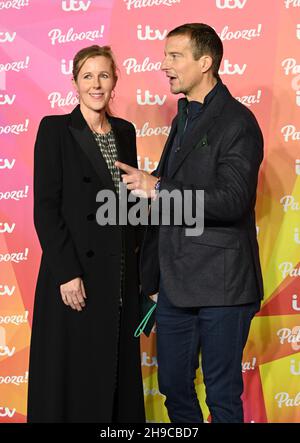 Photo Must Be Credited ©Alpha Press 079965 23/11/2021 Bear Grylls and Wife Shara Grylls ITV Palooza 2021At The Royal Festival Hall In London Stock Photo