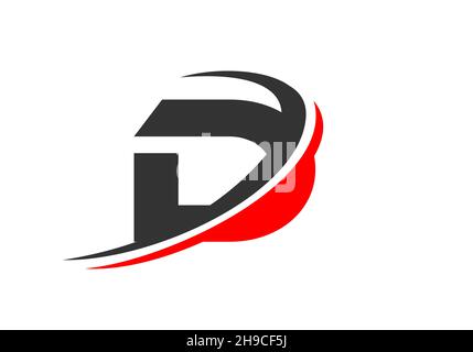 D Letter Business Logo Template. Initial D logo design for real estate, financial, marketing, management Stock Vector