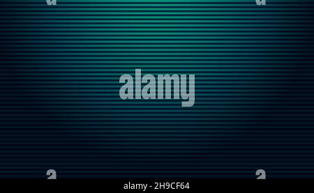 Abstract striped lined horizontal glowing background. Scan screen. Technological futuristic card with stripes. Vector illustration. Stock Vector