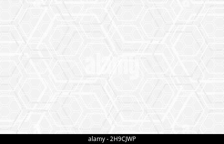 Seamless monochrome pattern, background with octagon shapes. Stock