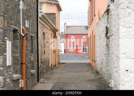 Side Street in Kilkee County Clare Ireland Stock Photo