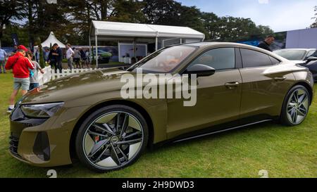 Audi RS e-tron GT, on display at the Concours d’Elegance held at Blenheim Palace on the 5th September 2021 Stock Photo