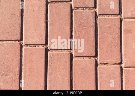 Texture image of a red brick surface Stock Photo