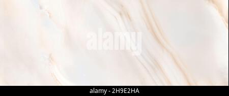 White marble texture background banner top view. Tiles natural stone floor with high resolution. Luxury abstract patterns. Marbling design for banner Stock Photo