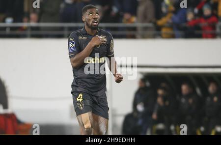 Kevin DANSO of Lens during the French championship Ligue 1 football ...