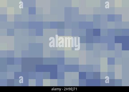 Vector light blue background. Geometric texture from blue squares. A backing of light blue mosaic squares. Vector illustration Stock Vector
