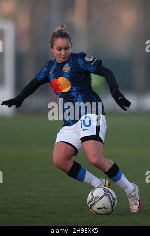 Milan, Italy, 5th December 2021. Tatiana Bonetti of Internazionale during the Serie A Femminile match at Centro Sportivo Vismara, Milan. Picture credit should read: Jonathan Moscrop / Sportimage Stock Photo