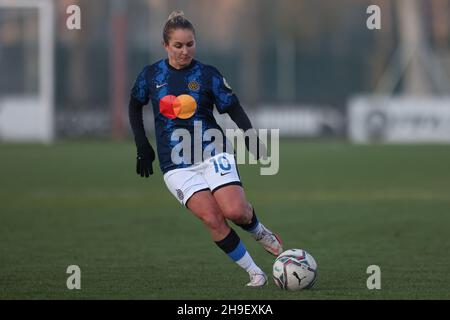 Milan, Italy, 5th December 2021. Tatiana Bonetti of Internazionale during the Serie A Femminile match at Centro Sportivo Vismara, Milan. Picture credit should read: Jonathan Moscrop / Sportimage Stock Photo