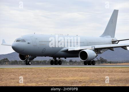 Royal Australian Air Force KC-30A MRTT rolling for takeoff Stock Photo