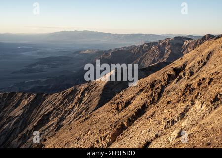 Mount Perry From Dantes View in Death Valley National Park Stock Photo