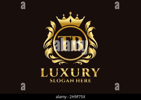 TB Letter Royal Luxury Logo template in vector art for luxurious ...