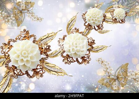 3D High Decoration Background Wallpaper Stock Photo