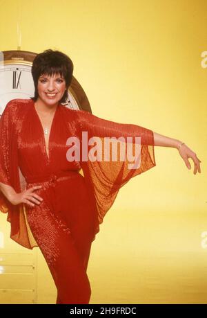 Liza Minelli poses for a portrait 1983 in Los Angeles, California