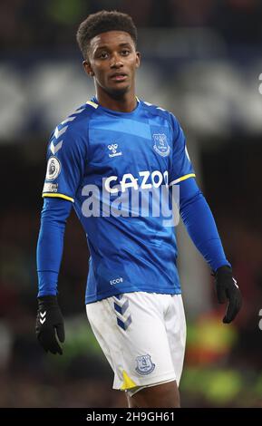 Liverpool, UK. 6th Dec, 2021. Demarai Gray of Everton during the Premier League match at Goodison Park, Liverpool. Picture credit should read: Darren Staples/Sportimage Credit: Sportimage/Alamy Live News Stock Photo