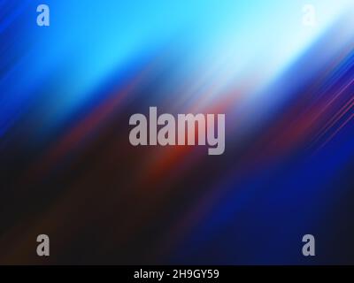 Beautiful abstract background in blue, cyan, red and orange tones representing speed and action. Stock Photo