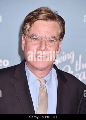 LOS ANGELES, CA - DECEMBER 06: Director/Writer Aaron Sorkin attends the Los Angeles Premiere Of Amazon Studios' 'Being The Ricardos' at Academy Museum of Motion Pictures on December 06, 2021 in Los Angeles, California. Stock Photo