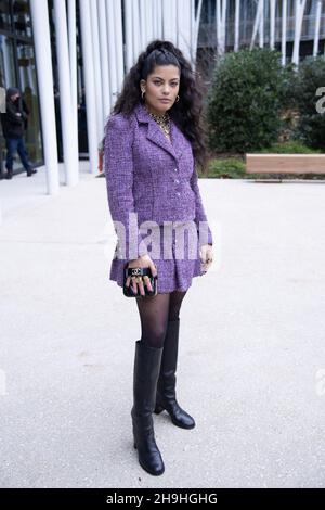 Naomi Diaz attending the Chanel show as part of the Paris Fashion Week