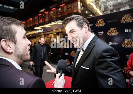 Brendan Coyle on the red carpet at the opening night of Dirty Rotten Scoundrels at The Savoy Theatre in London Stock Photo