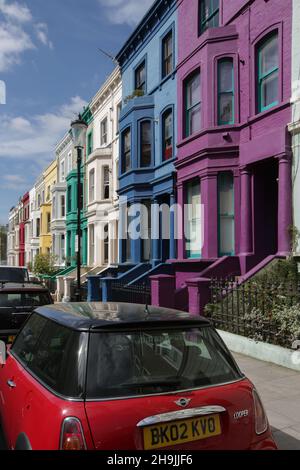 Spring views of a street in Ladbroke Grove in London. Photo date: Tuesday, April 11, 2017. Photo credit should read: Richard Gray/EMPICS Entertainment Stock Photo