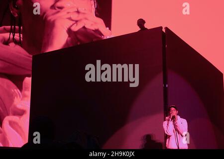 Travis Scott performing live on the Main Stage at the 2018 Reading Festival. Photo date: Friday, August 24, 2018. Photo credit should read: Richard Gray/EMPICS Entertainment Stock Photo