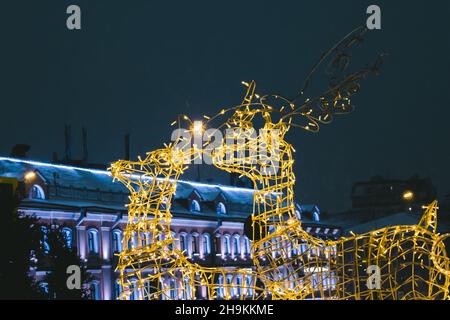 The preparations for the New Year Eve. High quality photo Stock Photo