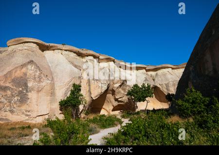 Pasabagi. Rock formations in Pasabagi Cappadocia Turkey. Fairy chimneys or hoodoos. Stock Photo