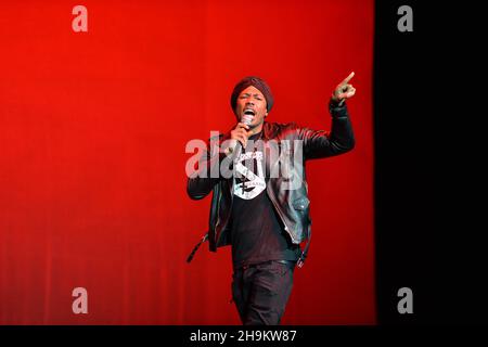 Hollywood, United States Of America. 23rd Sep, 2016. HOLLYWOOD FL - SEPTEMBER 23: Nick Cannon performs at Hard Rock Live held at the Seminole Hard Rock Hotel & Casino on September 23, 2016 in Hollywood, Florida. People: Nick Cannon Credit: Storms Media Group/Alamy Live News Stock Photo