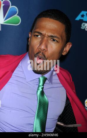 Manhattan, United States Of America. 07th Aug, 2013. SMG Nick Cannon NY1 Americas Got Talent 080713 24.JPG NEW YORK, NY - AUGUST 07: Nick Cannon attends 'America's Got Talent' Season 8 Red Carpet Event at Radio City Music Hall on August 7, 2013 in New York City. People: Nick Cannon Credit: Storms Media Group/Alamy Live News Stock Photo