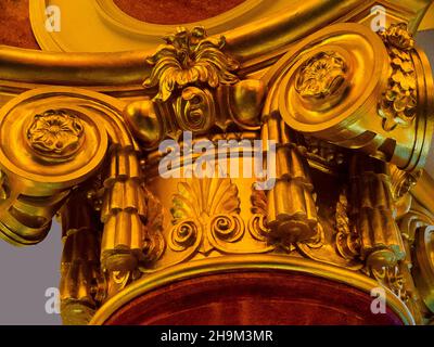 The Trafford Centre with Greek style in Salford, Greater Manchester.This wonderful and stylish shopping venue was built on a derelict Industrial site. Stock Photo