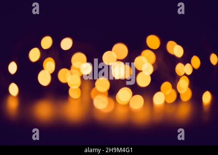 Blurred abstract background lights, beautiful Christmas. Stock Photo