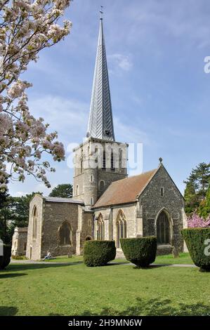 St.Mary's Church, Old Town, Hemel Hempstead, Hertfordshire, England, United Kingdom Stock Photo