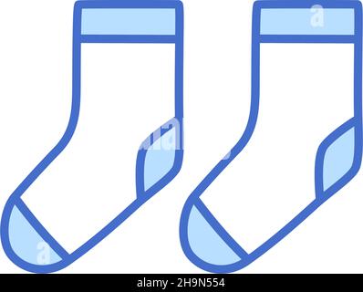 Icon Baby Socks. suitable for Baby symbol. line style. simple