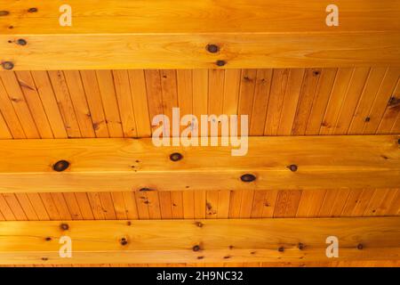 Oiled Eastern white pine timber frame pergola in backyard Stock Photo ...